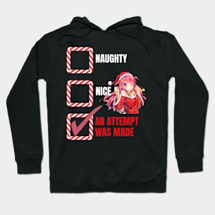 Naughty or Nice Christmas Girl Hoodie